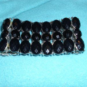 black stretch bracelet new size large